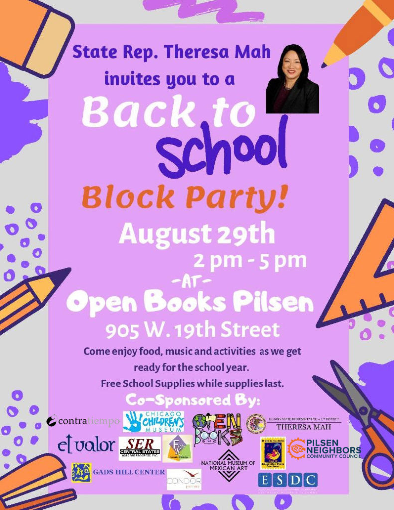 Back To School Block Party at Open Books Pilsen | Open Books Ltd.